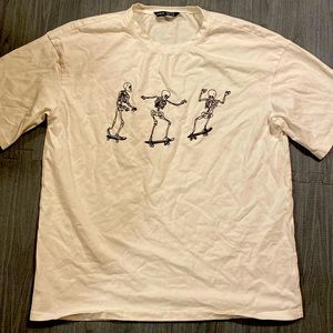 SHEIN oversized Skelton tee